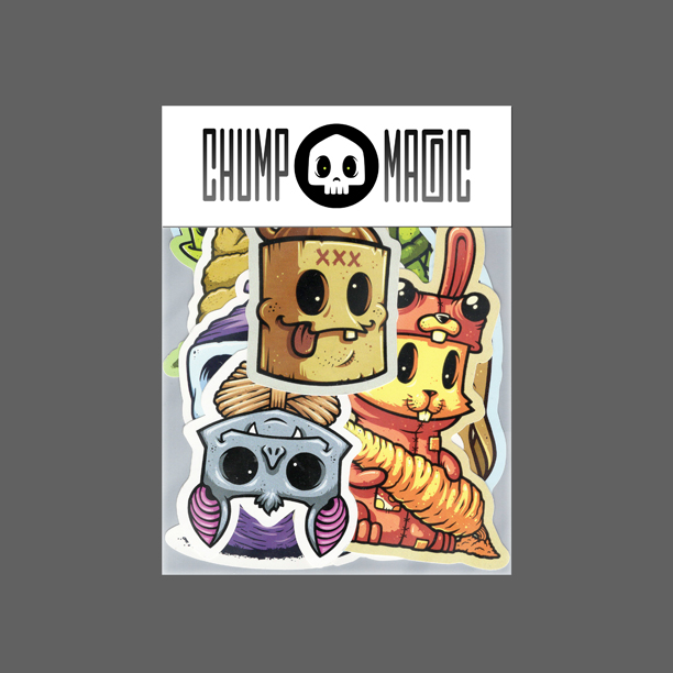 The Mega Custom Sticker Pack (Nine Stickers Total) – CHUMP MAGIC