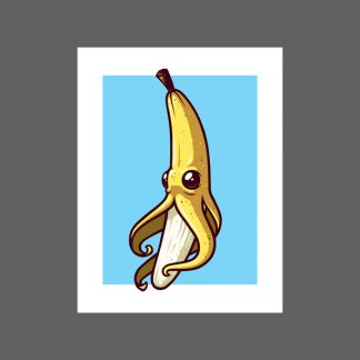 Banana Squid Print