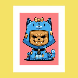 Incognito Kitty Print by Chump Magic