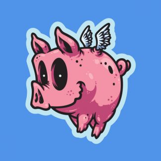 Flappy Sticker by Chump Magic