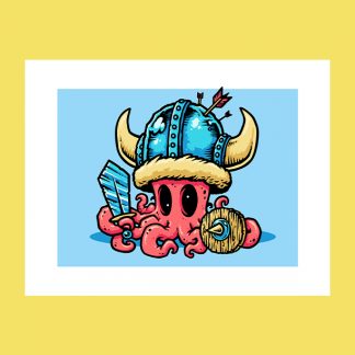 Octo the Boneless Print with art by Chump Magic
